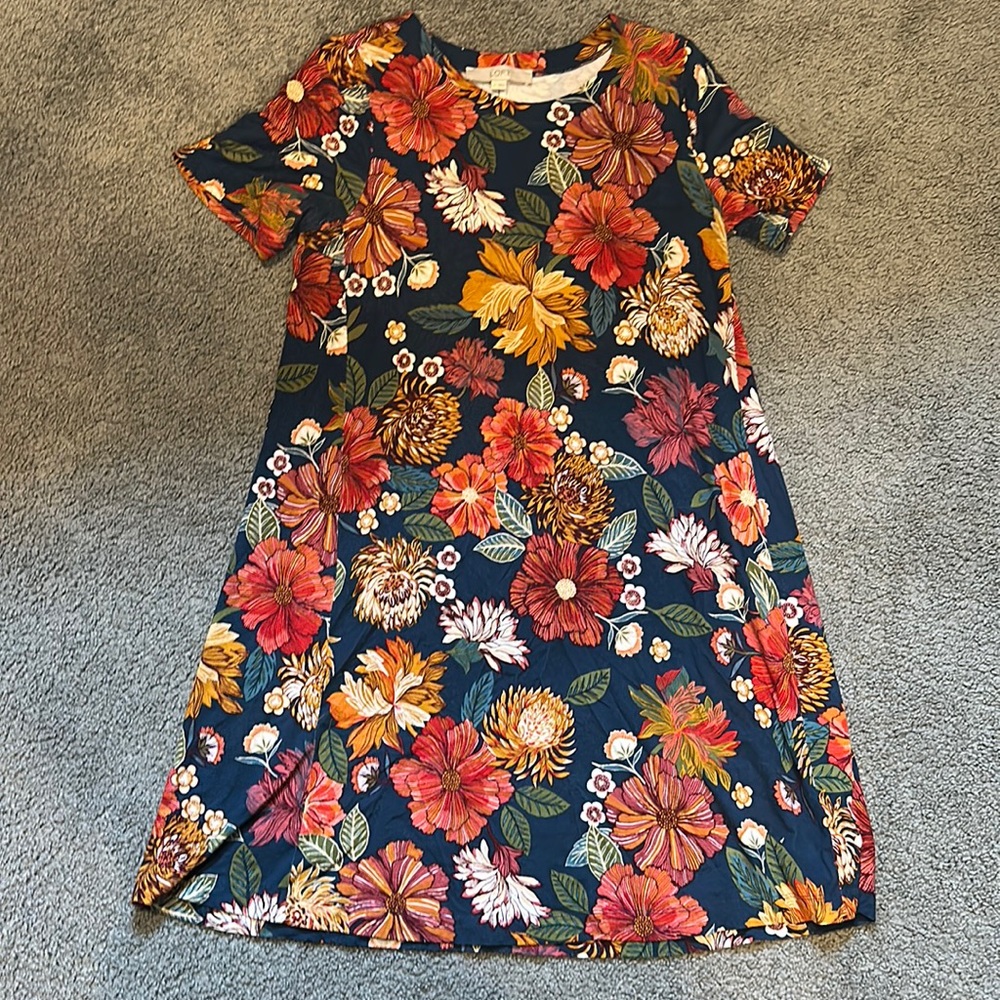 Floral Print LOFT Dress